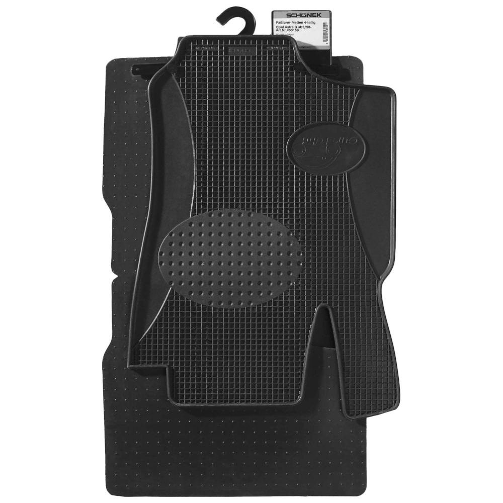Schönek Passform Gummimatte 3-tlg. f. VW T5 ,T6, T6.1, 2-Sitzer ab 2003