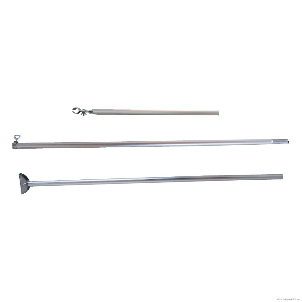 Brand Orkanstütze Alu 28mm mit Bügelfuß, 165-260cm