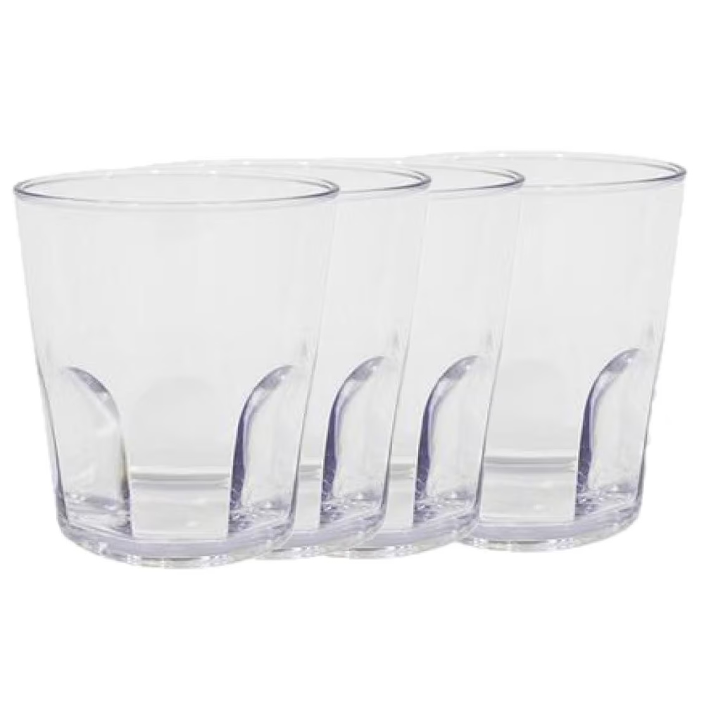 Via Mondo Wasserglas Artchi 210 ml, 4er Set