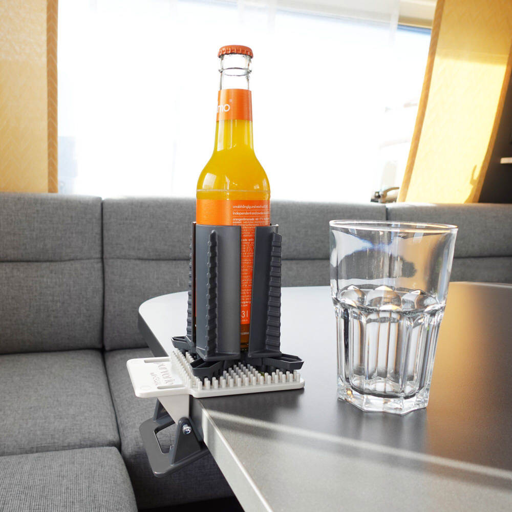 Purvario Getränke-/ Tischklemmhalter Clip Clap