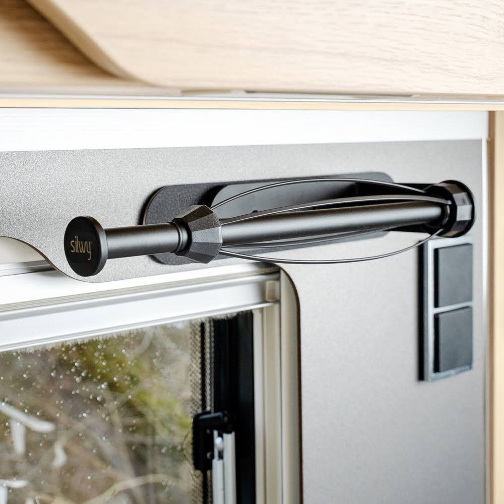 Silwy Magnet-Küchenrollenhalter inkl. Metall-Leiste 1 Halter + 1 Metall-Leiste