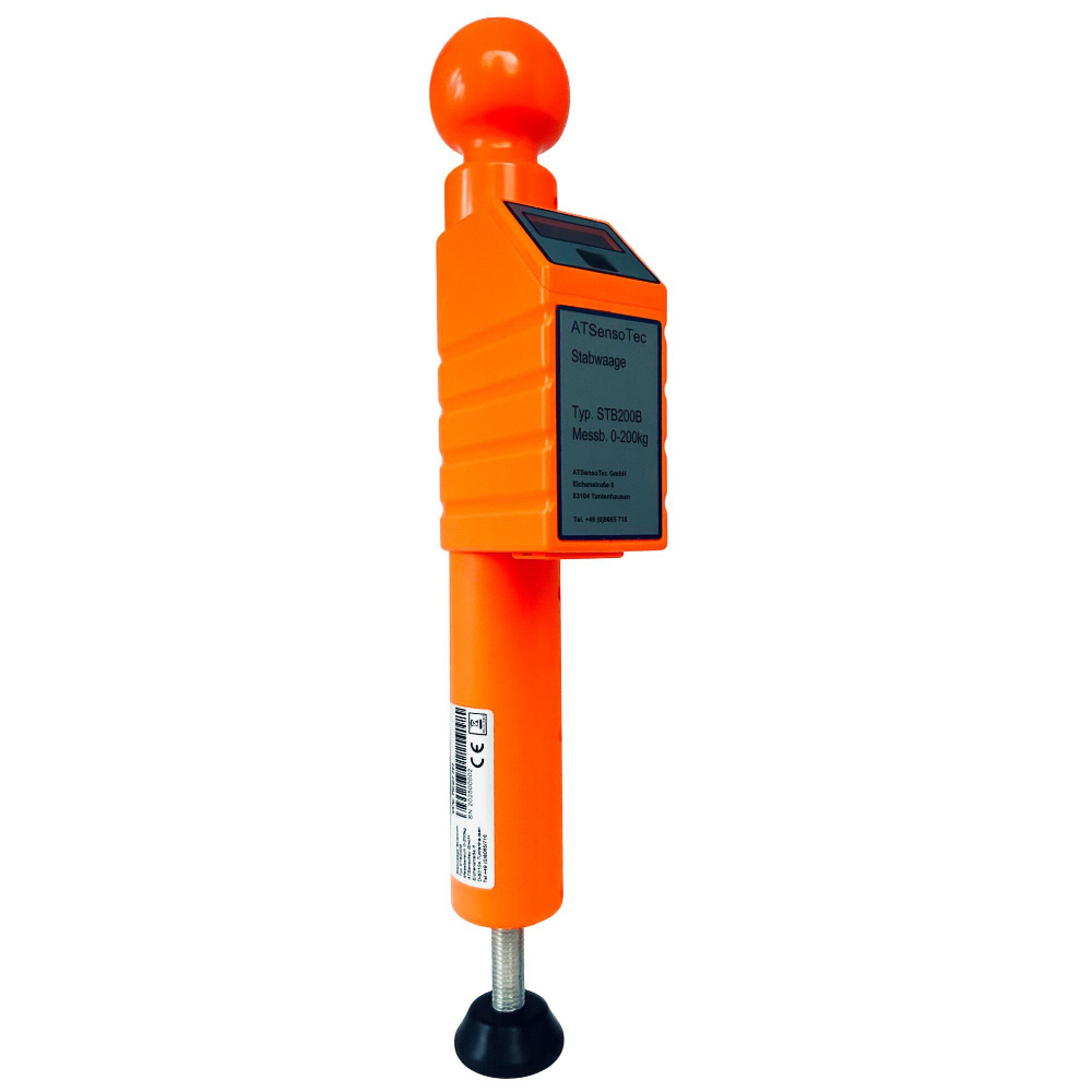ATSensoTec Digitale Stützlastwaage STB 200 B mit Bluetooth orange