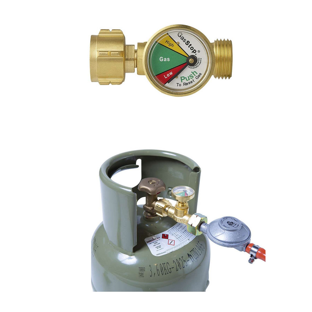 GasStop Notschlussarmatur für Propangasflasche