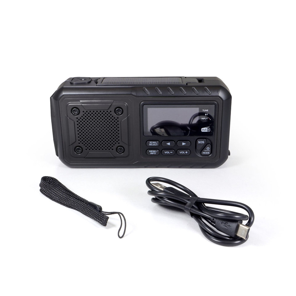 Origin Outdoors Kurbelradio Multi DAB+ schwarz 4000 mAh