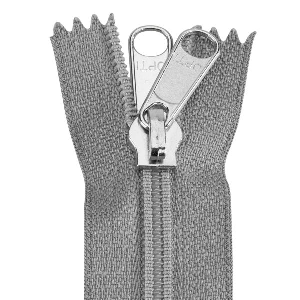 Coats Opti 2-Wege-Zeltreißverschluss grau