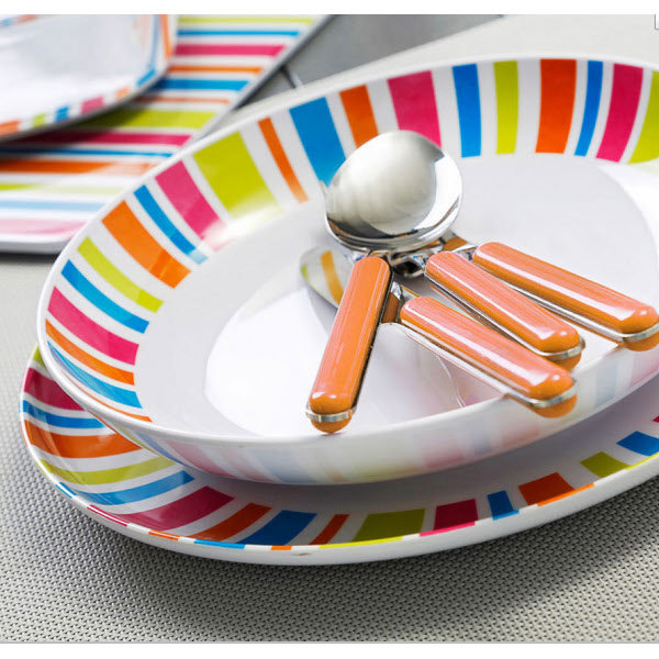 Brunner Melamin-Geschirrset Spectrum 36-teilig