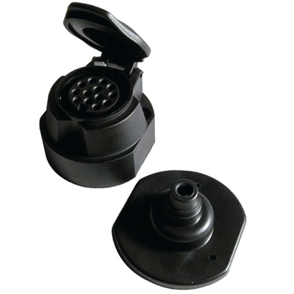 Carbest Steckdose 13-polig mit Abschaltkontakt für Nebelschlußleuchte