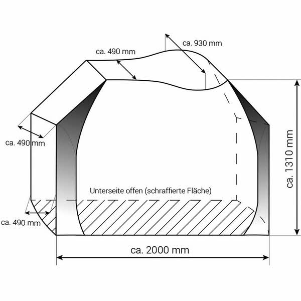 Hindermann Schutzhülle Universal Zwoo für Fahrradträger bis zu 3 Fahrräder