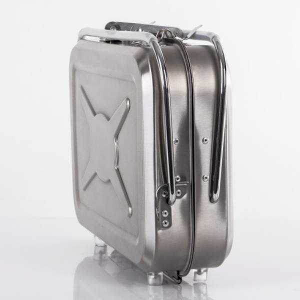 Holiday Travel Koffergasgrill aus Edelstahl