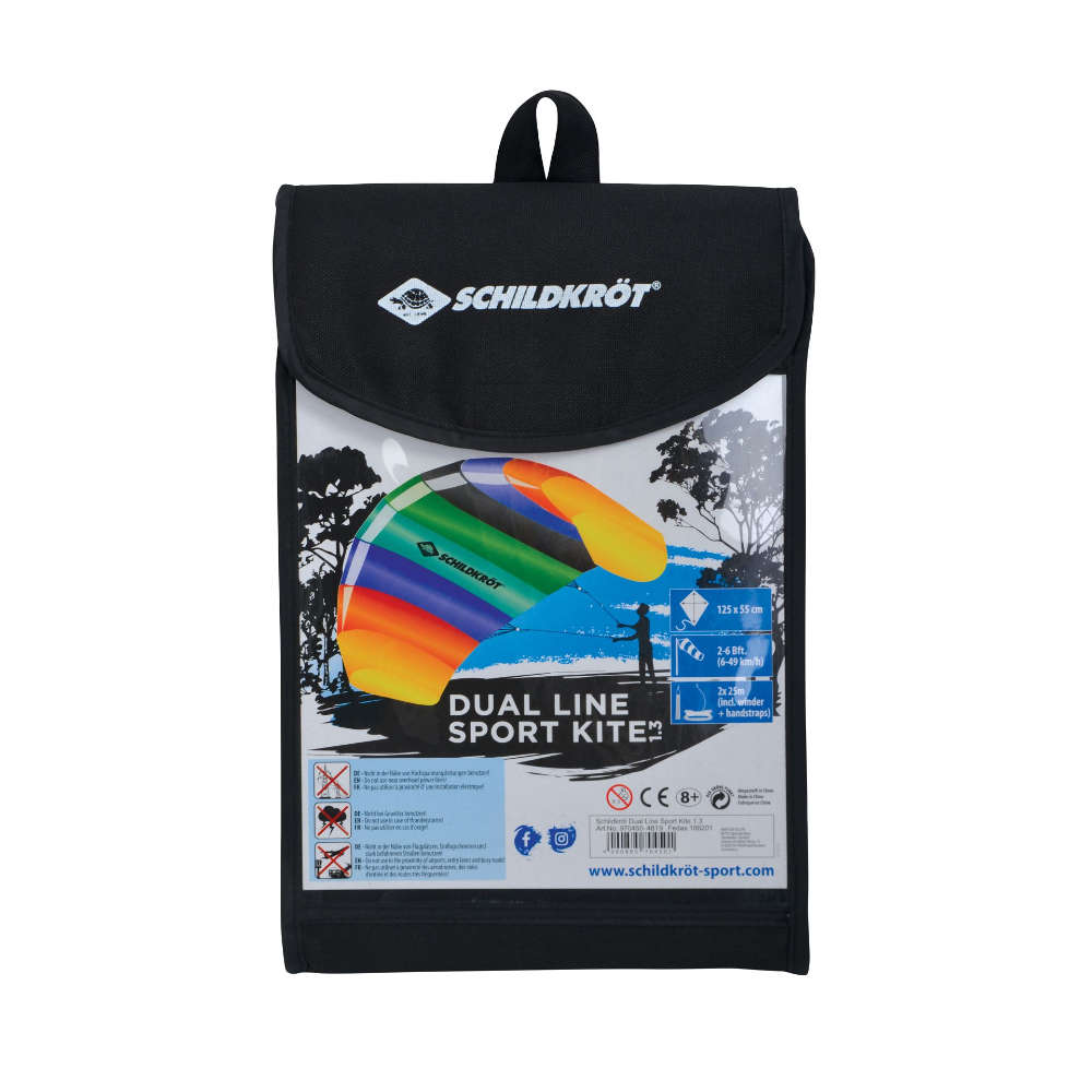 Schildkröt Lenkdrache Dual Line Sport Kite 1.3