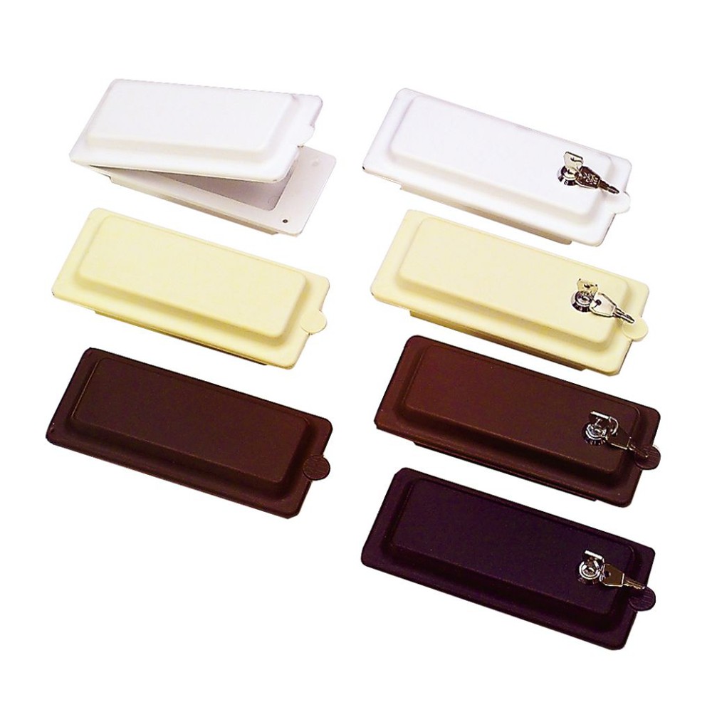 Reich Gehäuse für Versorgungsklappe ohne Schloß, cremeweiß (Nr. 733500)