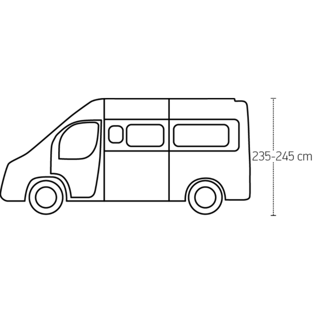Isabella Tunnel, Schleuse für Buszelt Air X-Tension, Van