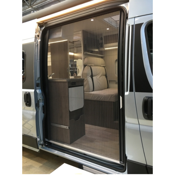 Horrex Fliegenschutztür für Schiebetür MB Sprinter ab Bj. 2018 schwarz