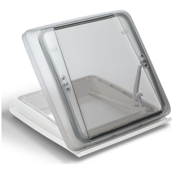 MPK Dachhaube VisionStar M, für Dachstärke 25-60 mm, 400 x 400 mm, signalweiß