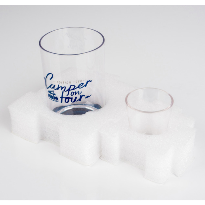 Camp4 Universal Glas- und Tassenhalter, 17-teilig