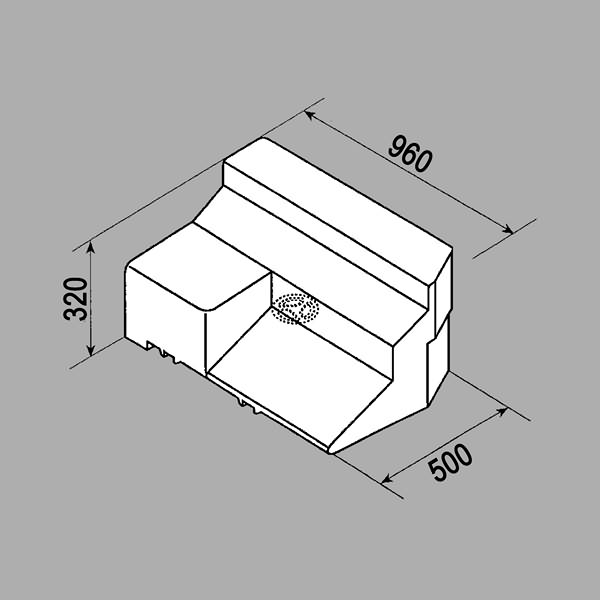 Fusion Abwassertank Fiat Ducato BJ 1994 - 2005, 80 ltr.