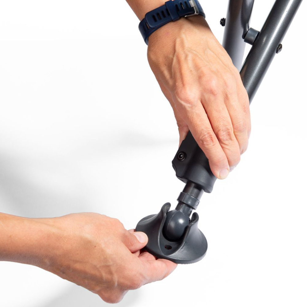 Frankana Hocker/Fußauflage HighQ Greyline