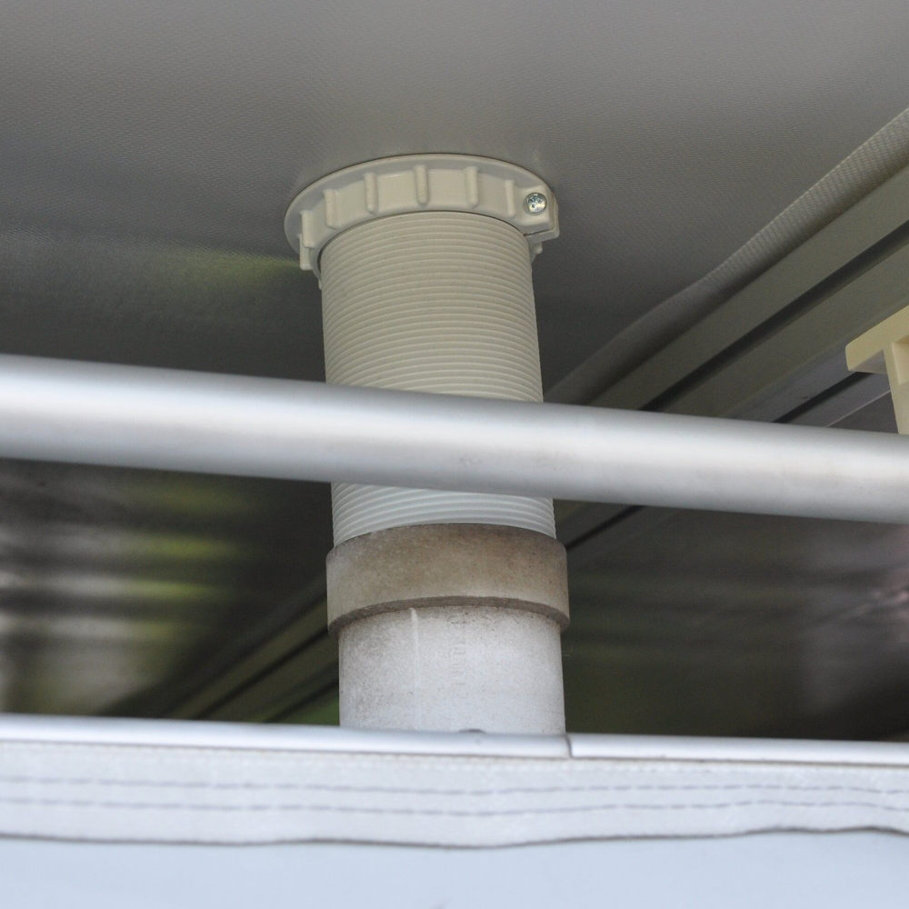 Hahn Schutzdach Arlberg Kamindurchführung für Truma Kamin