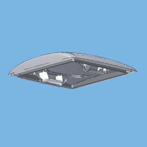 MPK Ersatzhaube mit Griffen für VisionVentM/M pro, grau (Nr. 4753.52VG+47.52KVE)