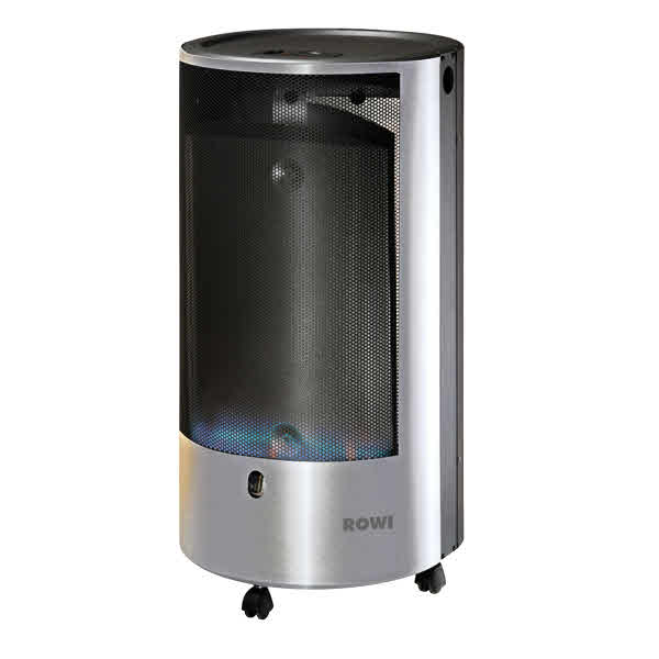 Rowi GasHeizofen Blue Flame Premium++ Inox Campingplus
